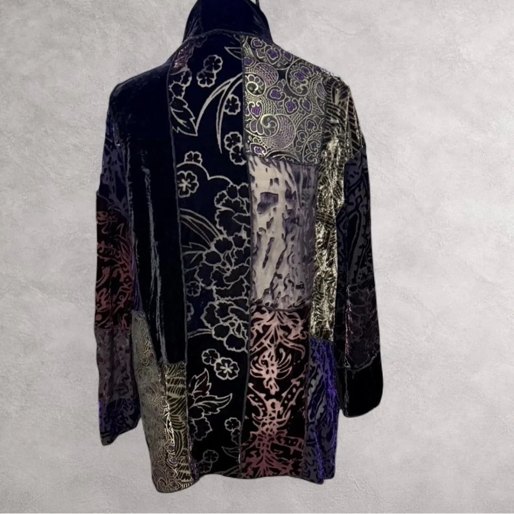 dressbarn multicolored silk